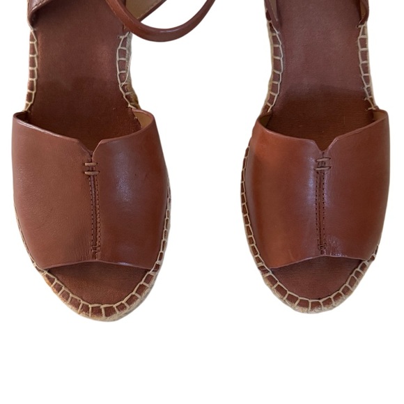 Clarks Womens Petrina Selma Espadrille Wedge Sandal, Nutmeg, Size 6.5, NWT - Picture 7 of 11